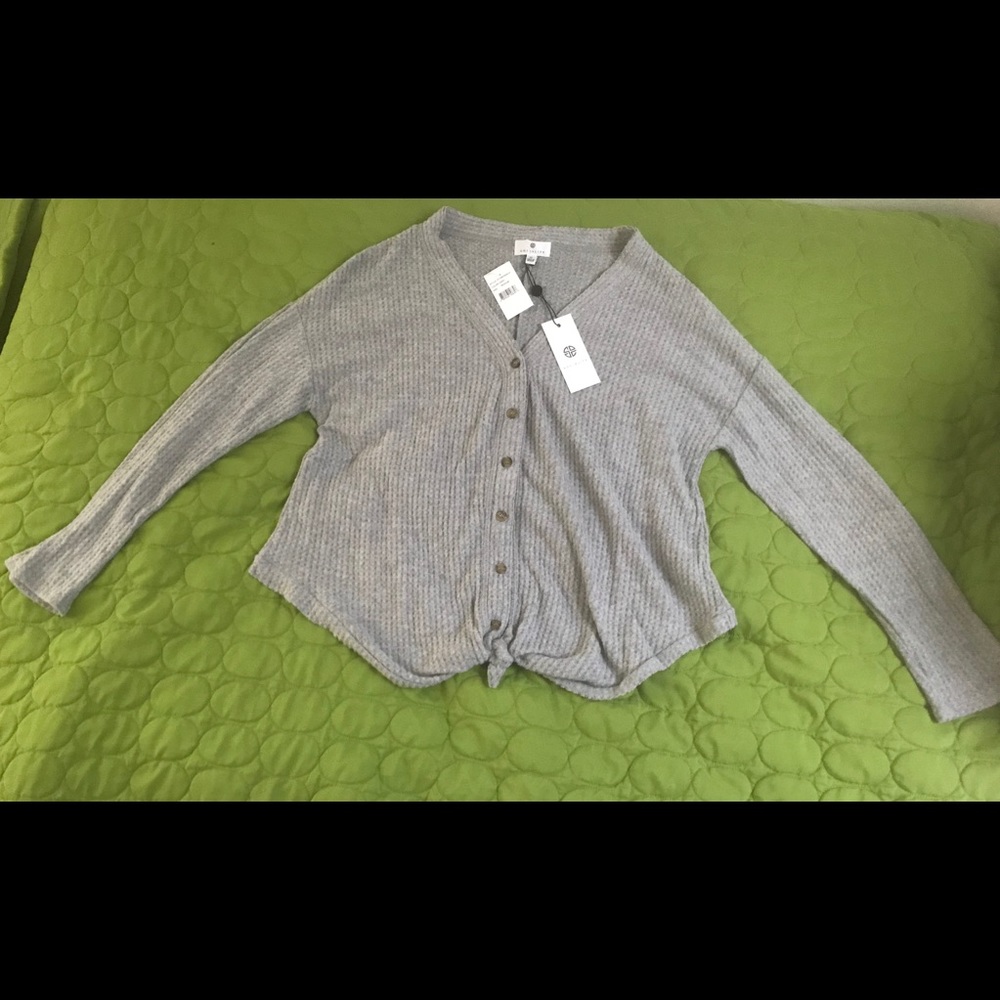 NWT Grey sweat shirt